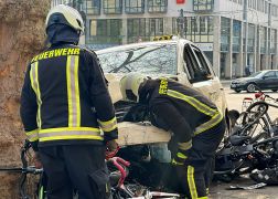 Taxi Kracht In Jena Gegen Baum 07